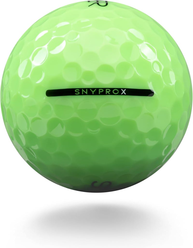Snyder USA Prox Golf Balls - 5-Piece Construction Distance Golf Balls, Premium Urethane, 322 Dimples, 95 Compression, Colored Golf Balls 12 Pack - Image 3